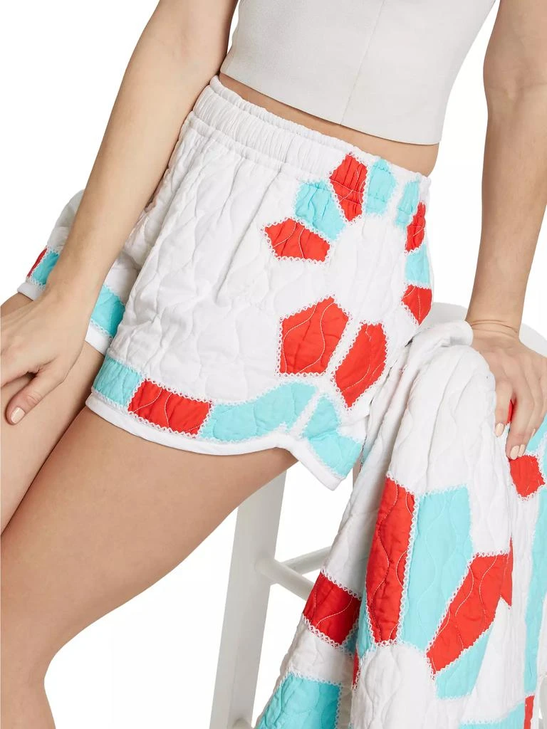 Rhode Mateo Quilted Cotton Shorts 6