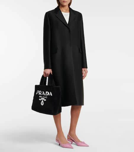 Prada Medium shearling tote 5