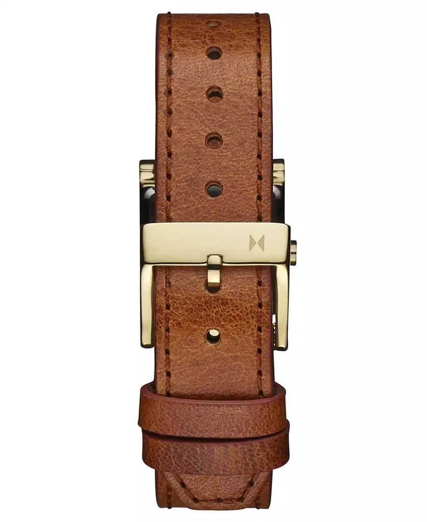 MVMT Women's Marquee Square Brown Leather Strap Watch, 22mm 3