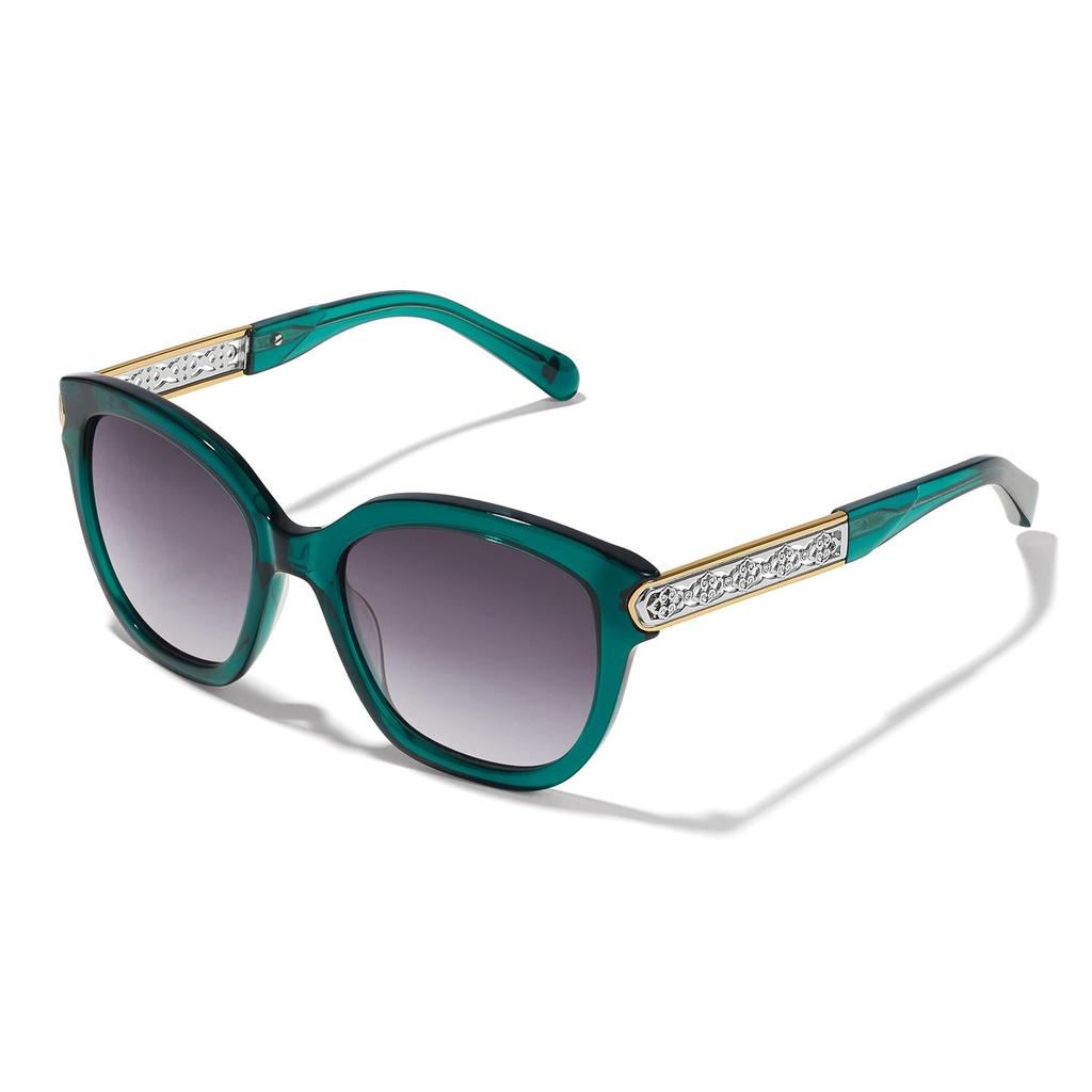 Brighton Women's Intrigue Sunglass In Emerald