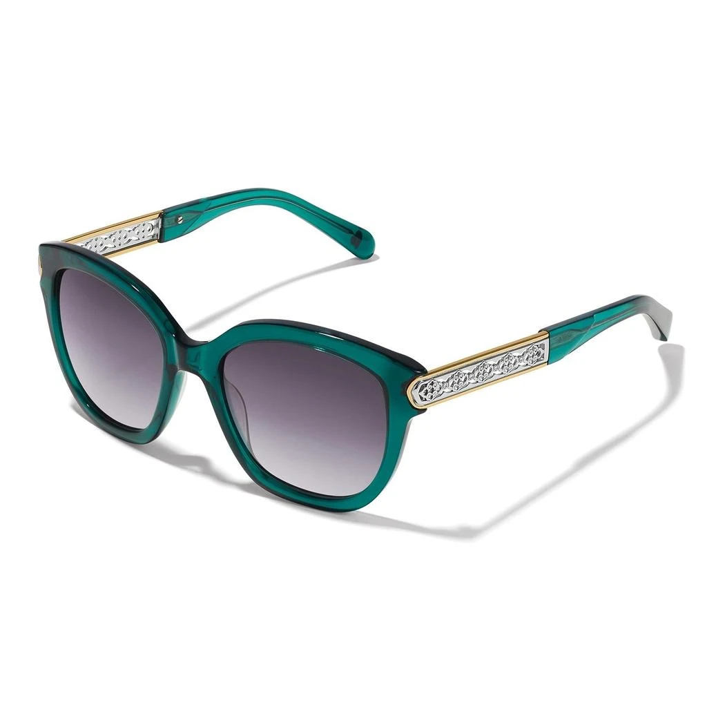 Brighton Women's Intrigue Sunglass In Emerald 1