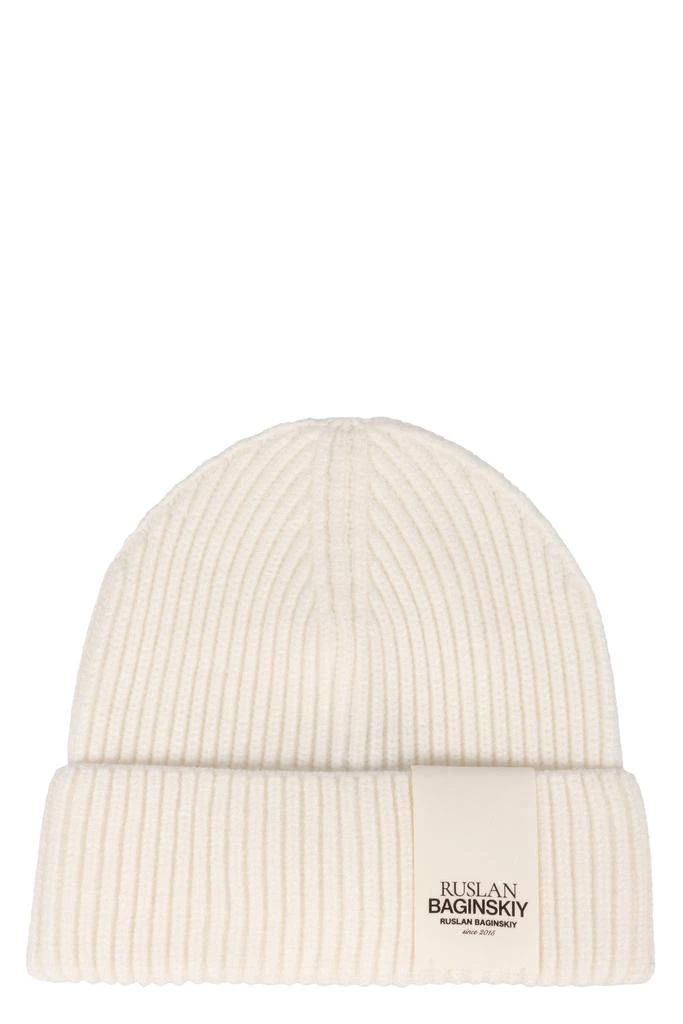 RUSLAN BAGINSKIY Ruslan Baginskiy Logo Knit Beanie 1