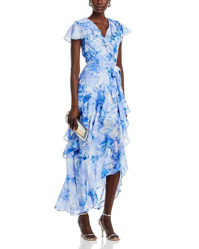 Eliza J Asymmetric Ruffled Dress 3