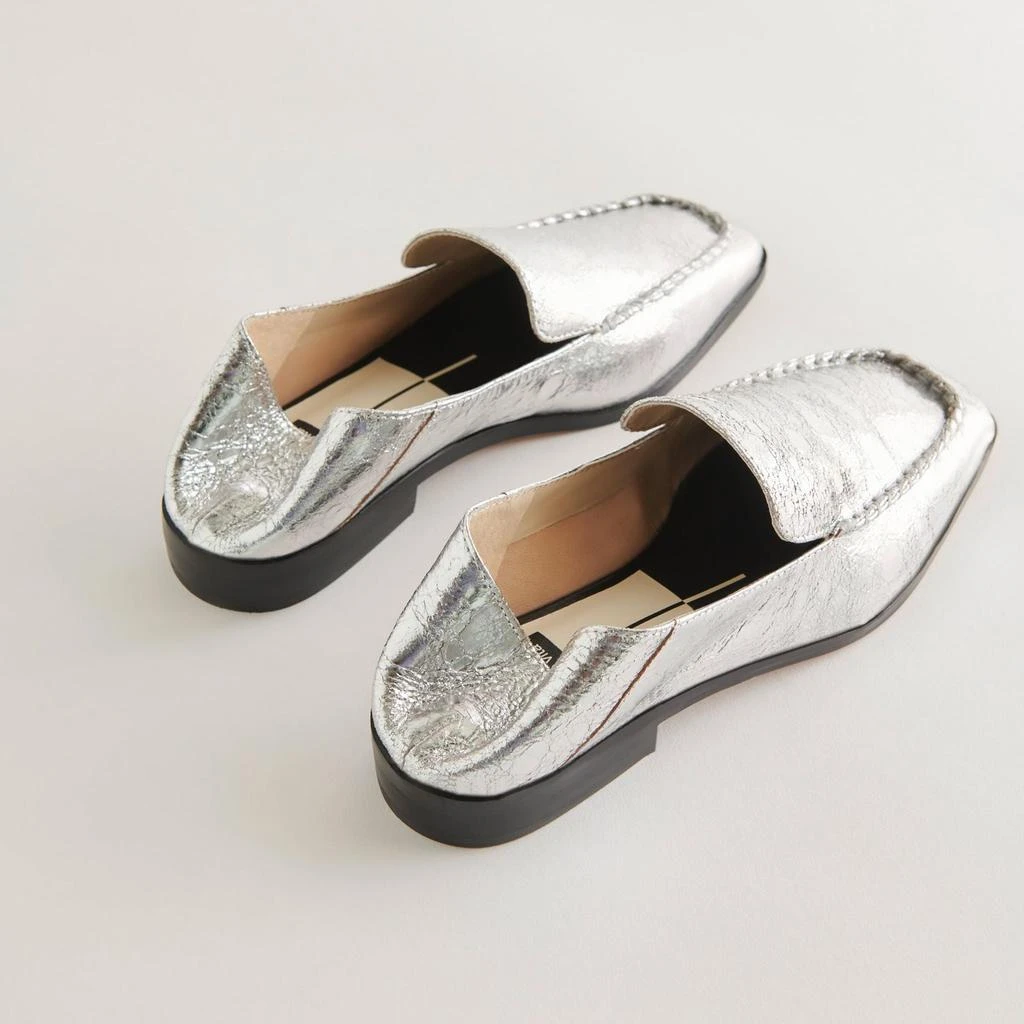 Dolce Vita Beny Flats Silver Distressed Leather 5
