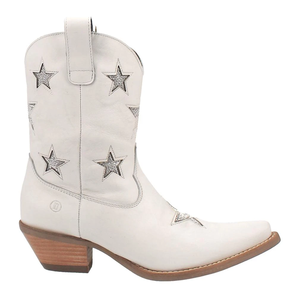 Dingo Star Struck Tooled Inlay Snip Toe Cowboy Boots 1