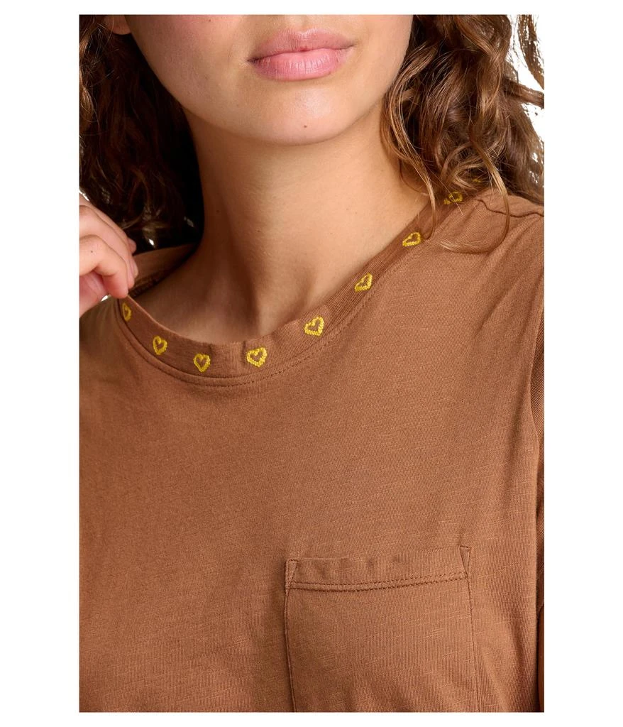 Toad & Co Primo Short Sleeve Crew Embroidered 3