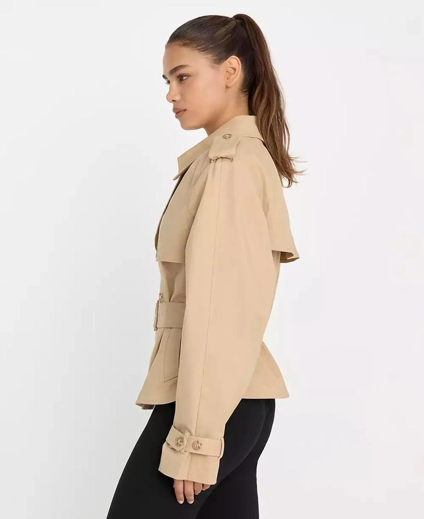 Good American Women
s Cropped Trench Jacket 3