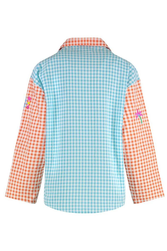 Susanna Blu Susanna Blu Gardenia Checked Cotton Shirt 2