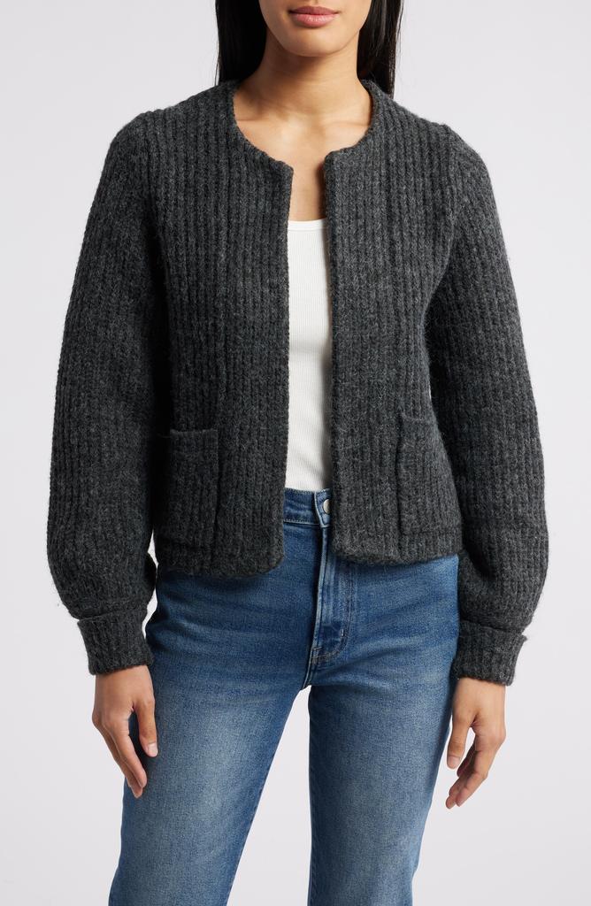 Wit & Wisdom Marled Blouson Sleeve Cardigan