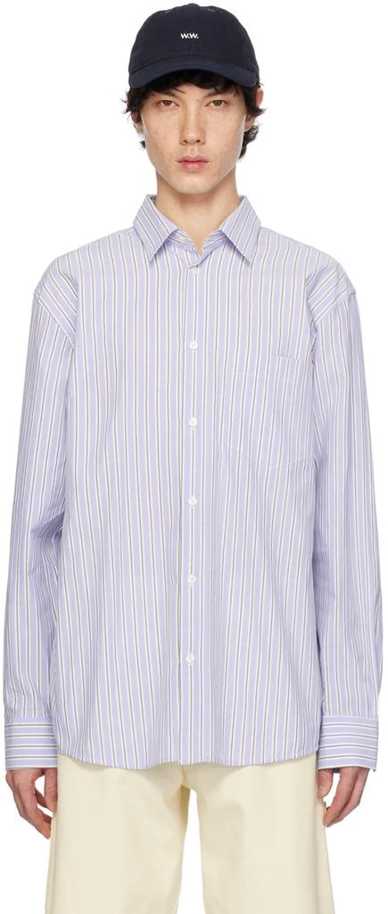 Wood Wood Blue Nico Shirt 1