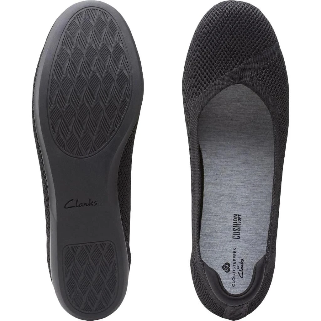 Clarks Carly Wish Womens Knit Slip On Ballet Flats 3