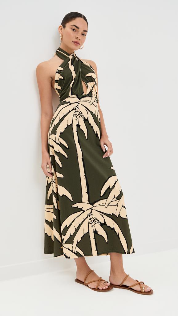 JOHANNA ORTIZ Oceanic Mantra Ankle Dress
