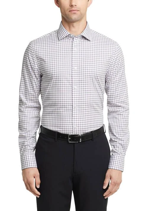 Tommy Hilfiger Hilfiger  Men S Th Flex Slim Fit Twill Dress Shirt 1
