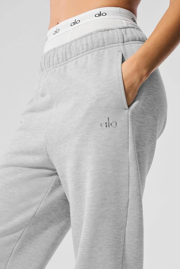 Alo Yoga Accolade Sweatpant - Athletic Heather Grey 4