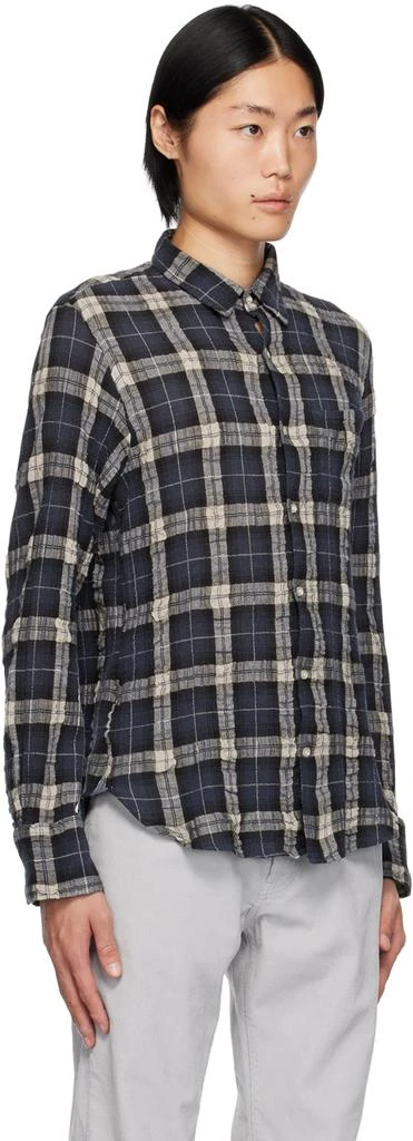 Officine Générale Navy & White Benoit Shirt 2