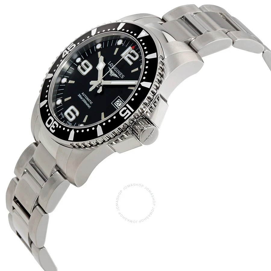 Longines HydroConquest 41mm Automatic Black Dial Men's Watch L3.742.4.56.6 2