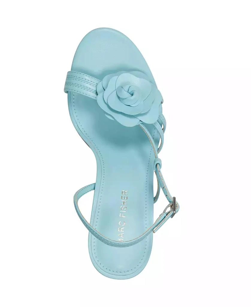 Marc Fisher Women's Hallan Rose Tapered Heel Sandals 4