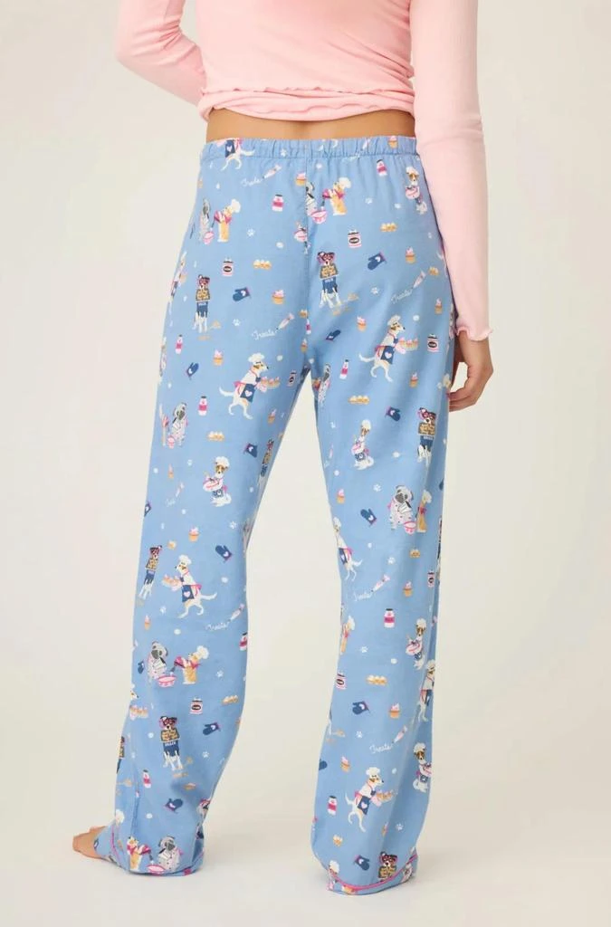 PJ Salvage Pj Salvage - Baked Woof Love Dog Print Flannel Pants 3