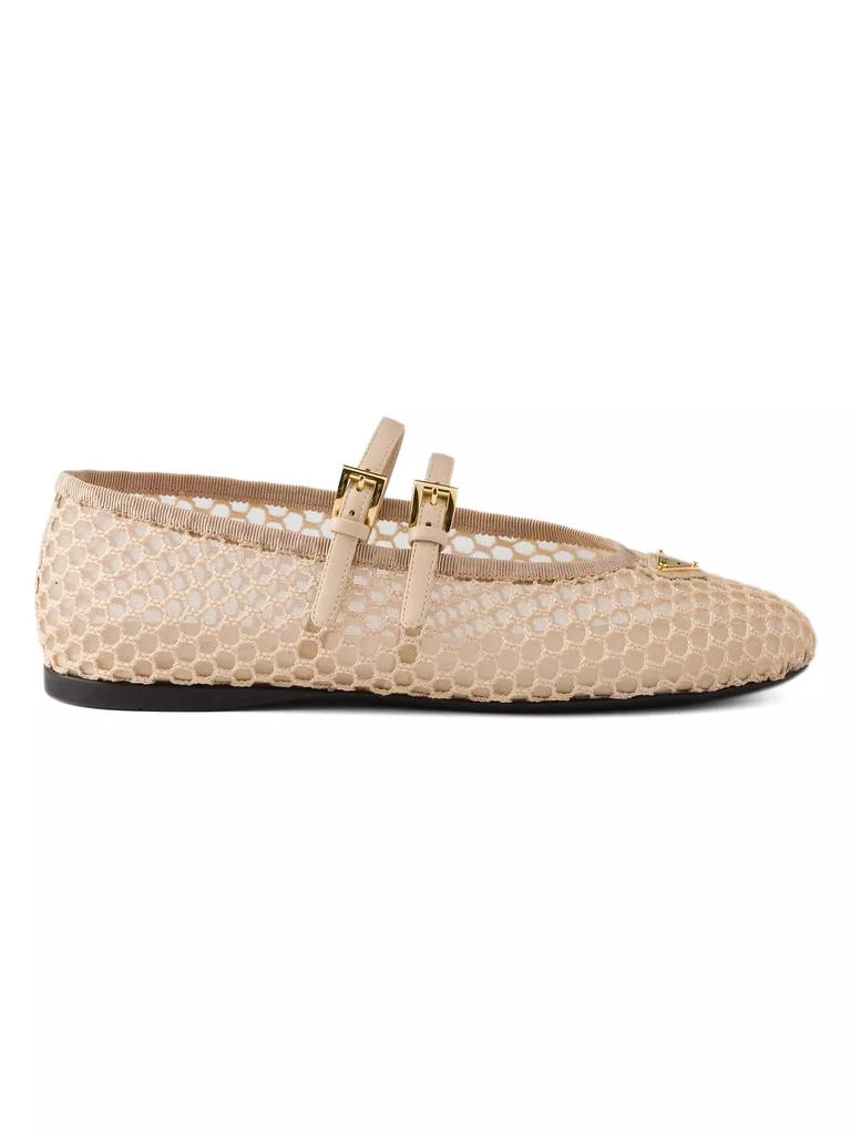 Prada Mesh Fabric Ballerinas 1