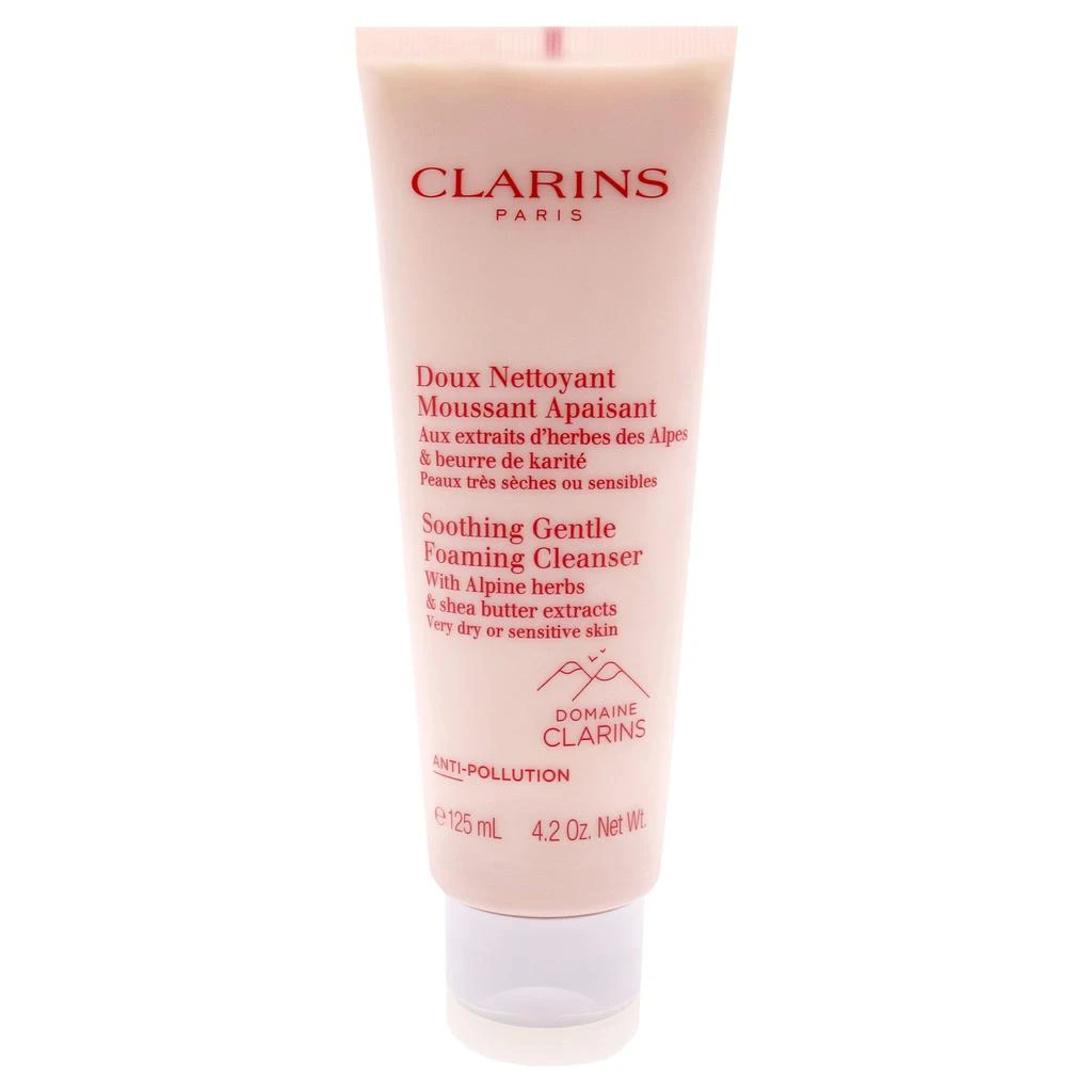Clarins Soothing Gentle Foaming Cleanser by  for Unisex - 4.2 oz Cleanser