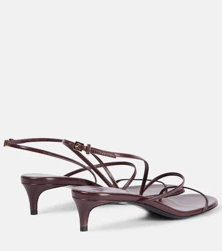 Khaite Loop 35 leather sandals 2