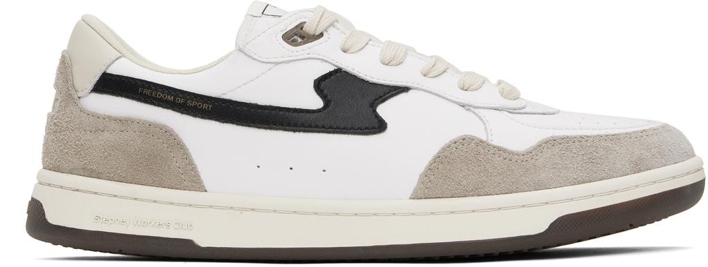 Stepney Workers Club White & Beige Pro-Cup 01 S-Strike Sneakers