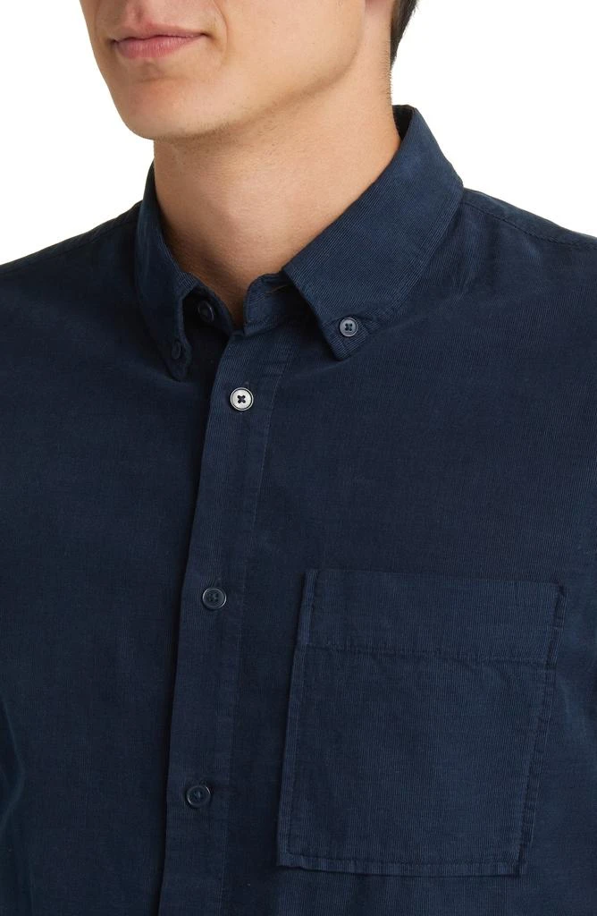 NN07 Arne 5082 Solid Button-Down Shirt 2