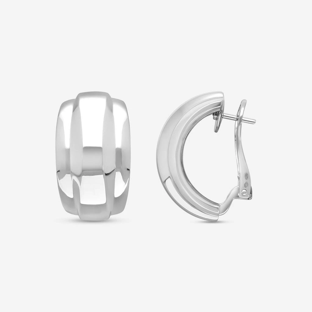 Chopard Chopard La Strada 18K White Gold Hoop Earrings 849255-1001 3