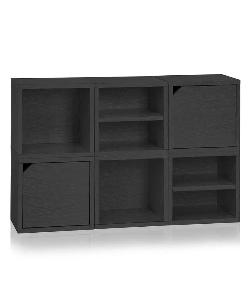 Way Basics Eco Stackable Connect Storage Cube with Door 17