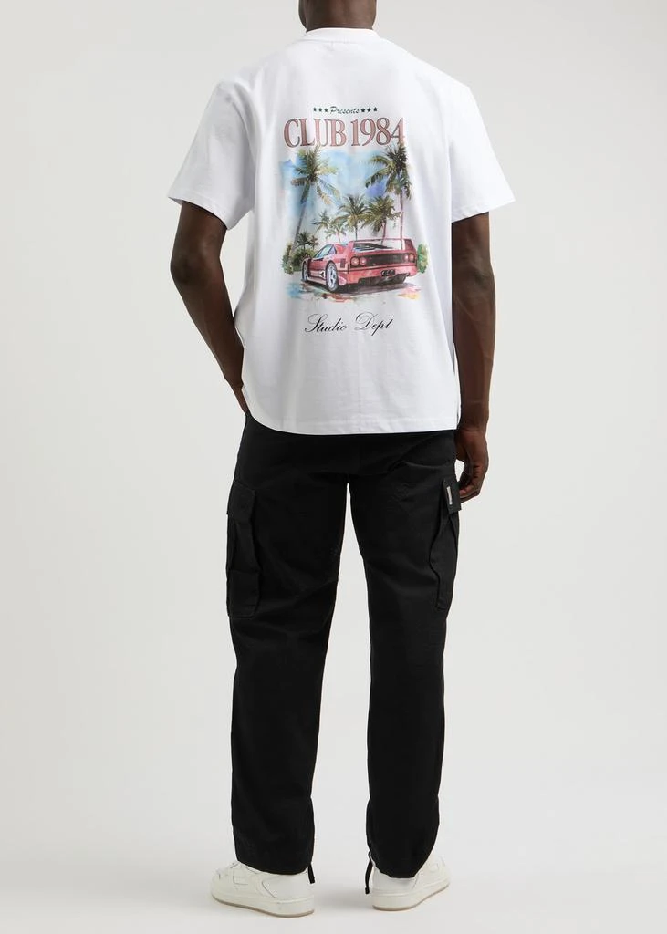 CLUB 1984 Palm Drive printed cotton T-shirt  4