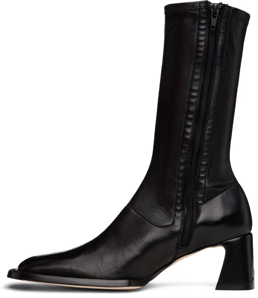 MIISTA Black Chastity Stretch Boots 3