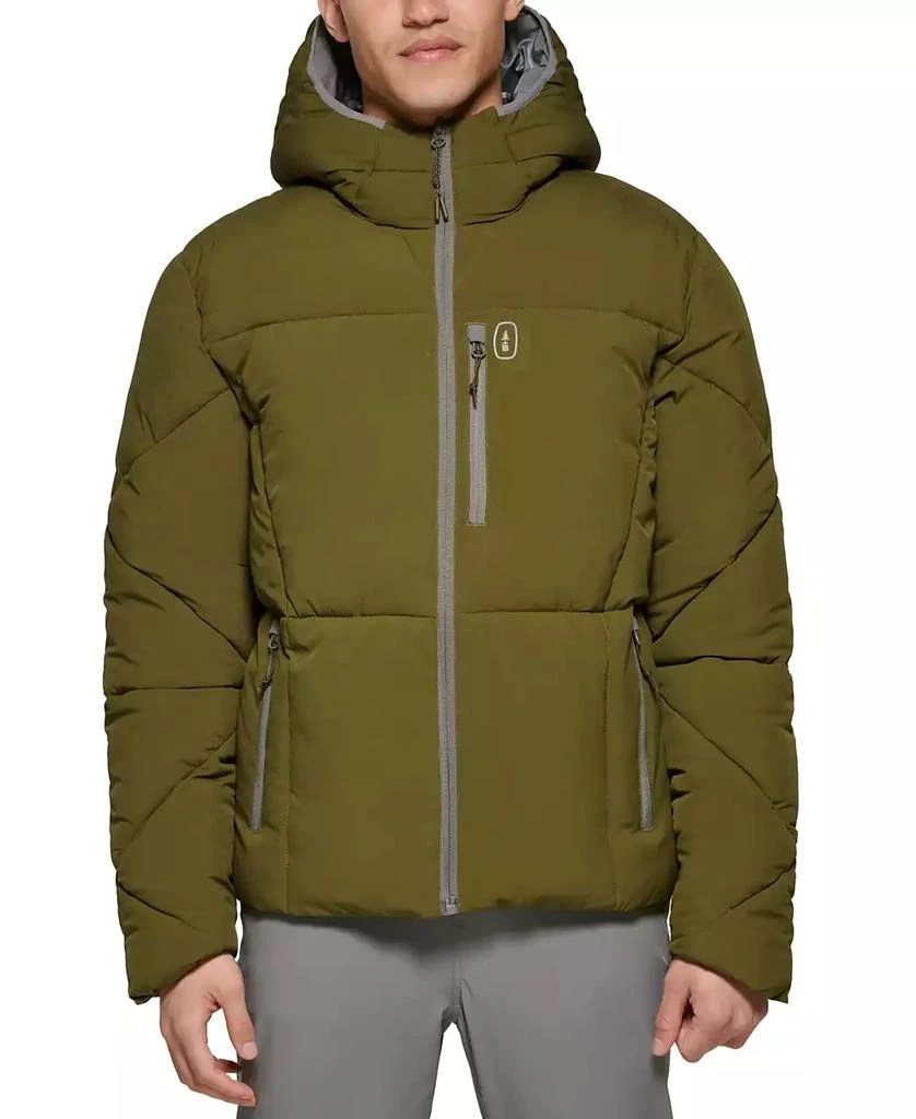 BASS OUTDOOR Men's Glacier Quilted Full-Zip Hiking Puffer Jacket 1