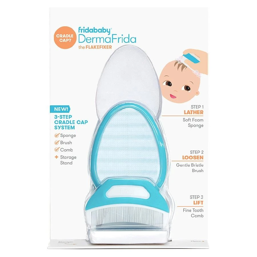 FridaBaby DermaFrida the FlakeFixer the 3-Step Cradle Cap System 1