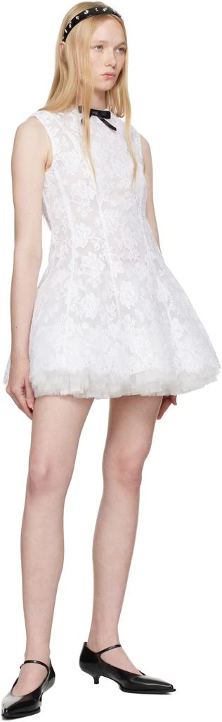 Shushu/Tong White Puffy Sleeveless Minidress 4