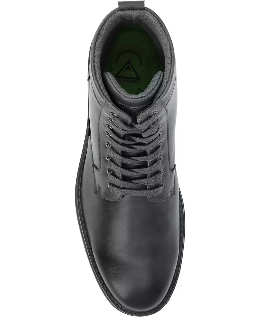 Vance Co. Men
s Denver Tru Comfort Foam Plain Toe Lace-Up Ankle Boots 4