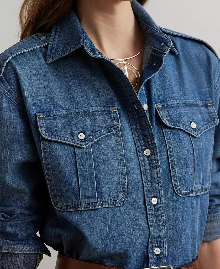 Ralph Lauren Women's Relaxed-Fit Denim Shirt 3