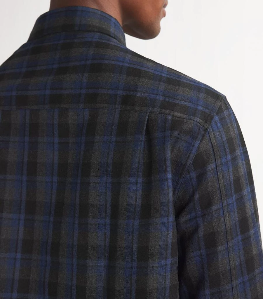 Dunhill Wool-Cashmere Check Overshirt 6