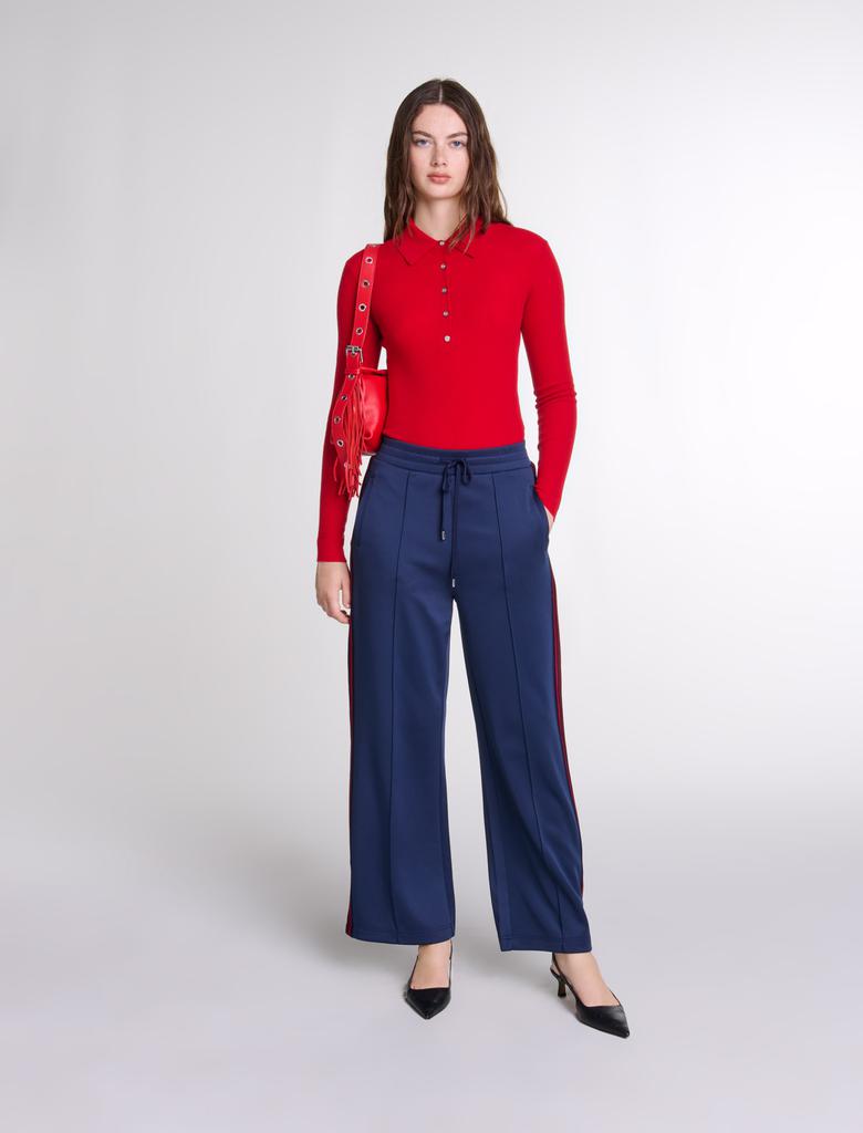 Maje Maje Woman's wool Wool and silk bodysuit for Fall/Winter