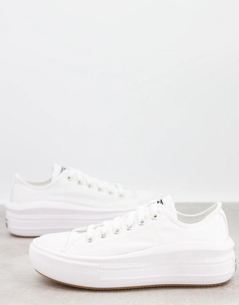 Converse Converse Chuck Taylor All Star Move Ox trainers in white 1