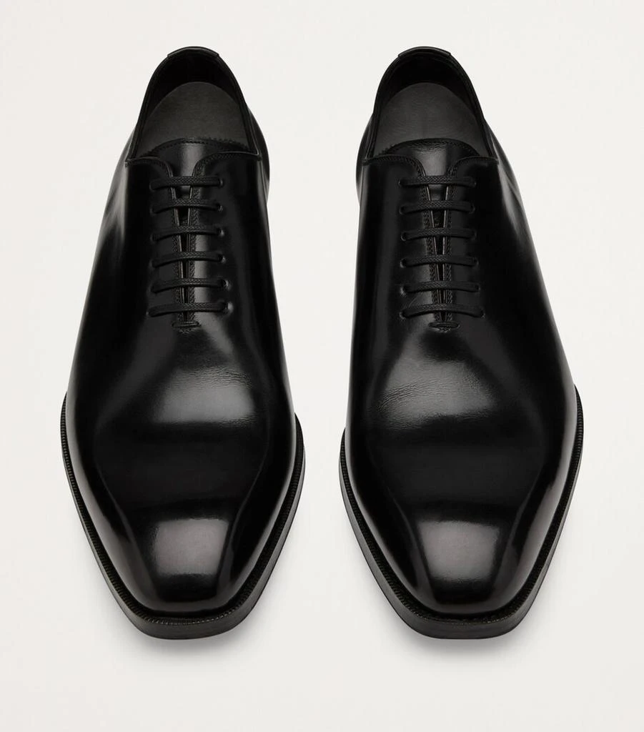 Tom Ford Burnished Leather Elkan Lace-Up Shoes 2