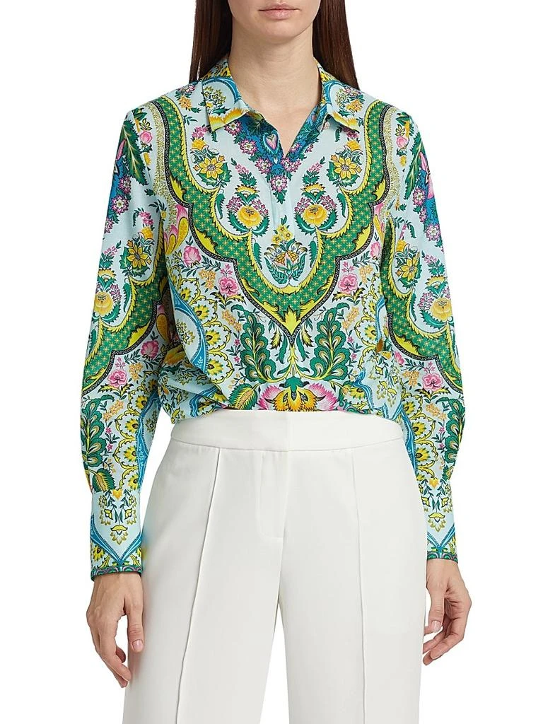 Kobi Halperin Claire Printed Button-Up Blouse 3