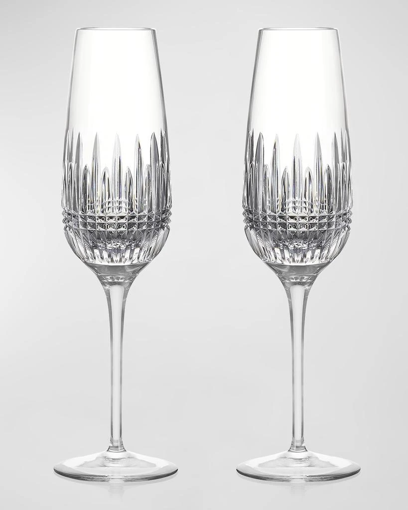 Waterford Crystal Lismore Diamond Essence Flutes, Set of 2 1