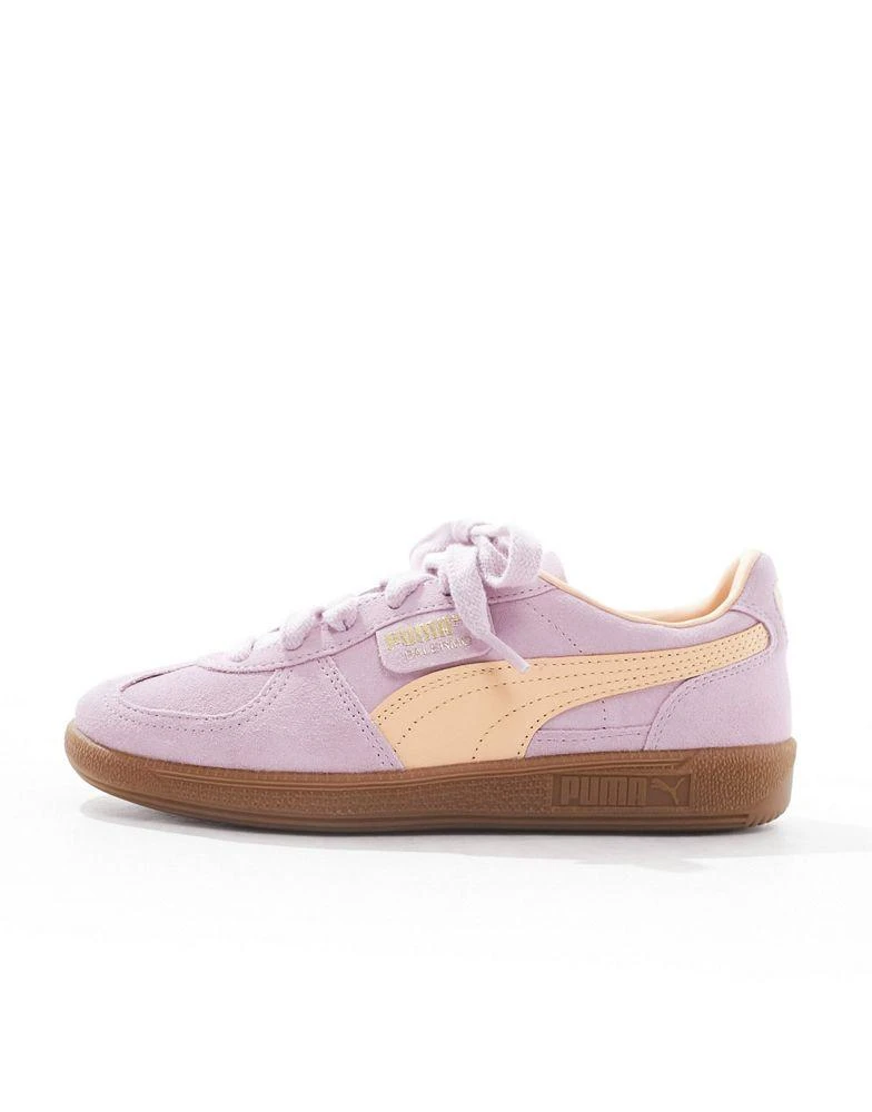 Puma Puma Palermo trainers in lilac and orange 2