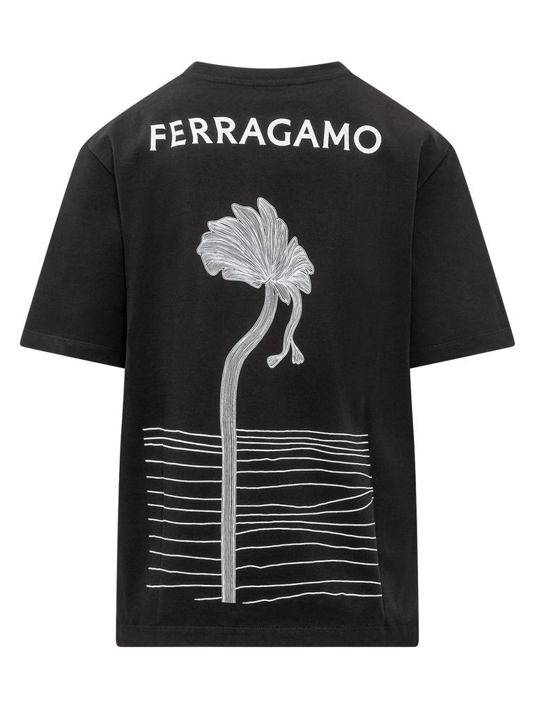 Salvatore Ferragamo Ferragamo Surrealist Printed Crewneck T-Shirt 2