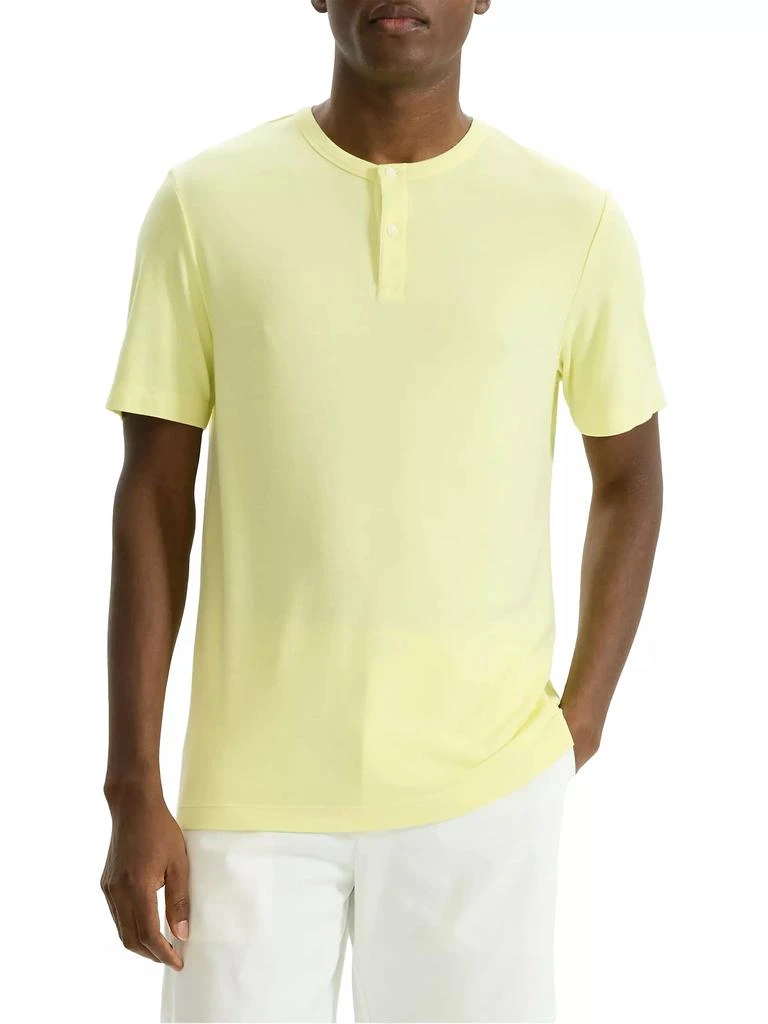 Theory Gaskell Short-Sleeve Henley 3