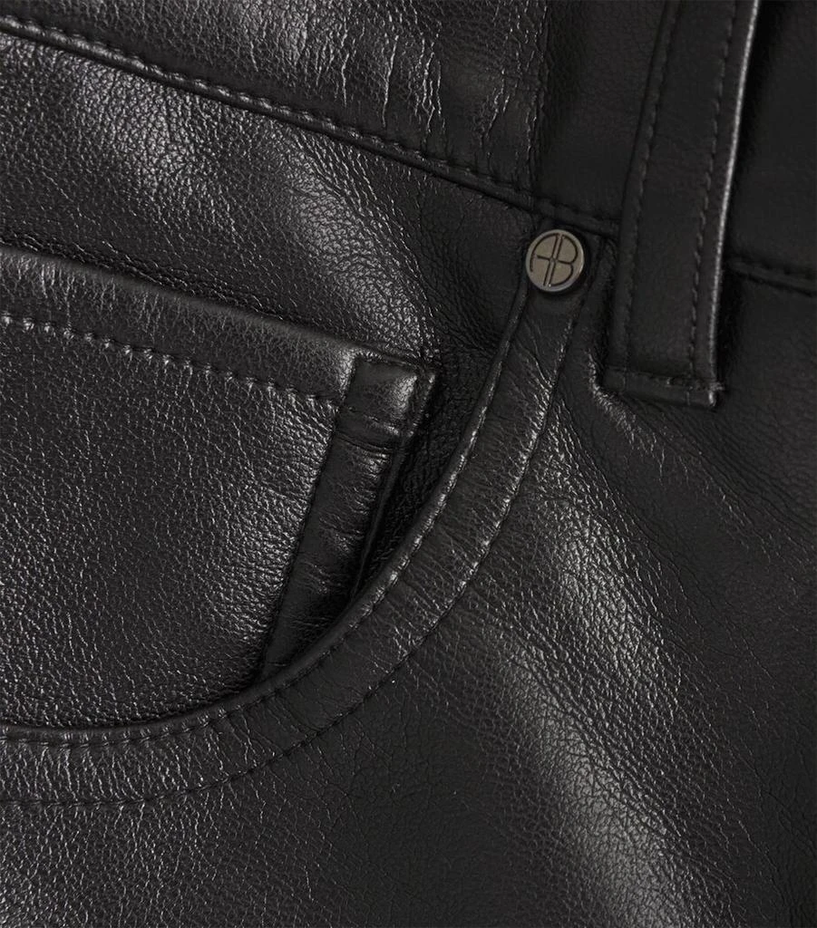 ANINE BING Leather Roy Trousers 5
