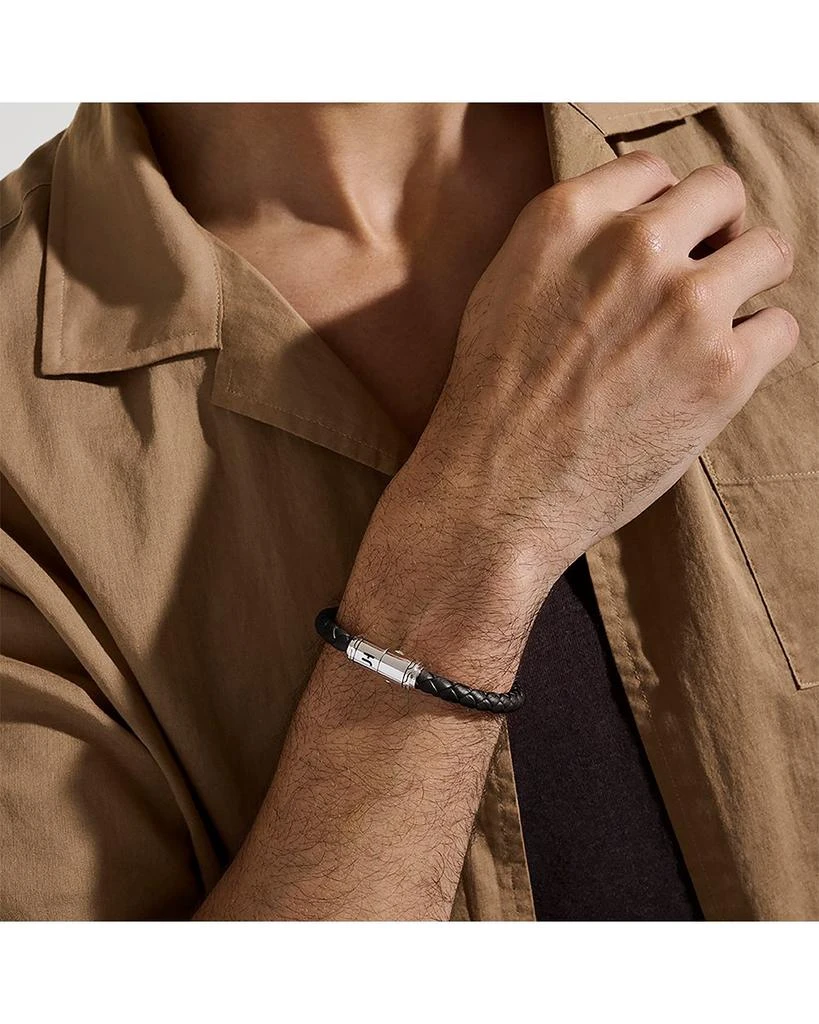 John Hardy Sterling Silver Leather Bracelet 2