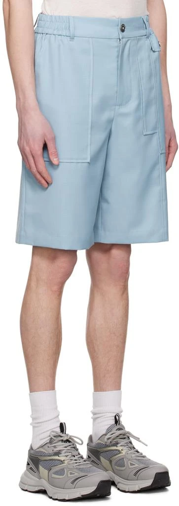 Feng Chen Wang Blue Panel Shorts 2