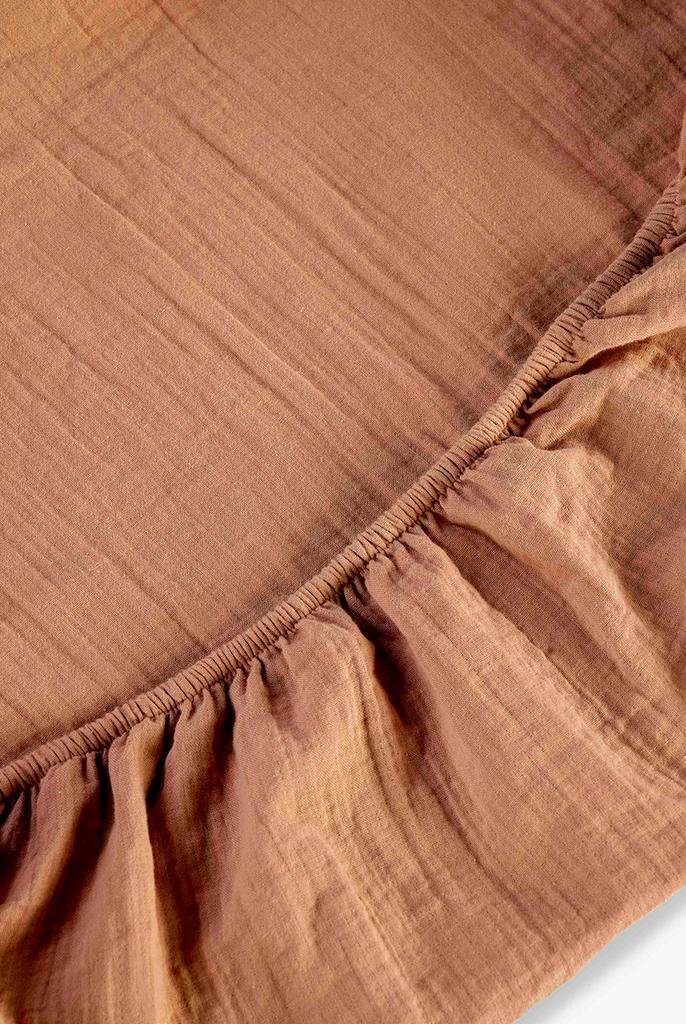 Christy Organic retreat relaxed feel 100% organic cotton king fitted sheet