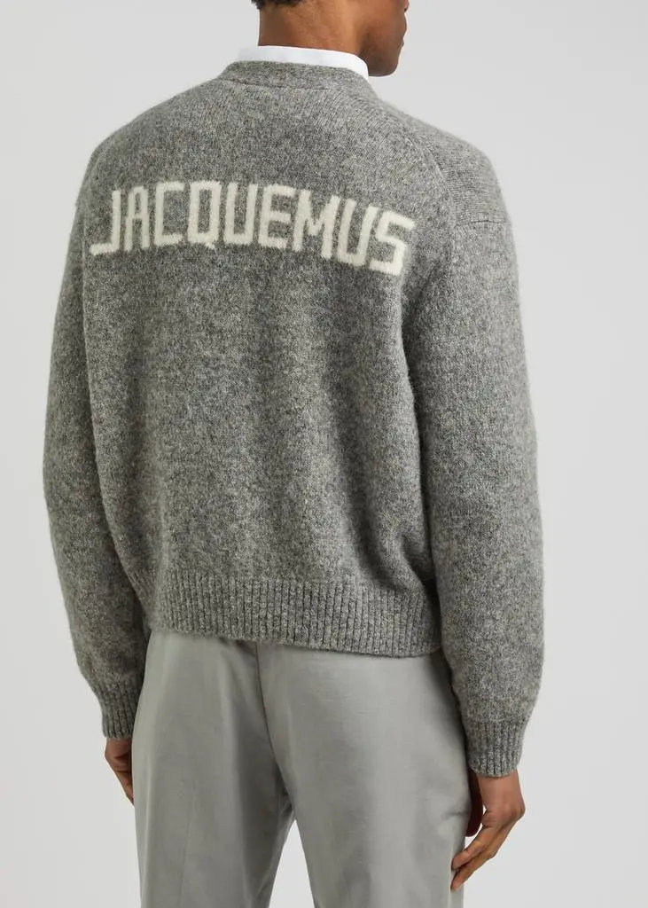 Jacquemus Le Cardigan Jacquemus alpaca-blend cardigan 3